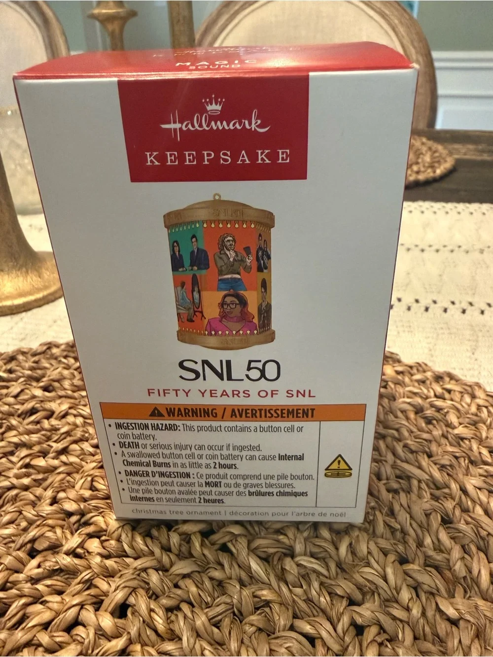 Hallmark Keepsake SNL 50 Fifty Years of SNL Magic Sound Motion Ornament